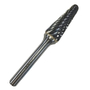 LIMA CONICA PUNTA REDONDA DE DOBLE FILO PARA HERRAMIENTA ROTATIVA 1.27 CM 5 PIEZAS