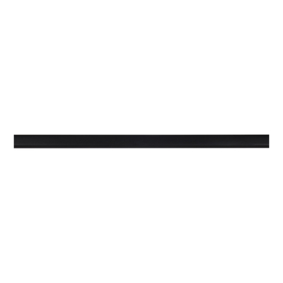 TUBO OVALADO 2.44 M X 3 X 1.5 CM NEGRO