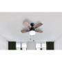 VENTILADOR DE TECHO TRIPLICITY II 30" PARA INTERIOR NEGRO