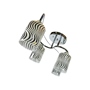 LÁMPARA DE TECHO SOBREPONER FOCO E27 LINEAL 240 W CROMO USO INTERIOR