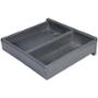 LAVADERO DE PLÁSTICO 20 X 69.5 X 64 CM CON PILETA GRIS OSCURO