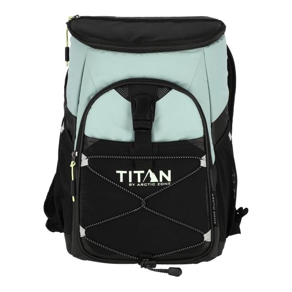 HIELERA DE MOCHILA NEGRA DE TELA PORTÁTIL PARA 24 LATAS
