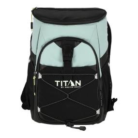 HIELERA DE MOCHILA NEGRA DE TELA PORTÁTIL PARA 24 LATAS