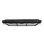 CAMPANA DE COCINA DE PARED 80 CM NEGRO CON FILTROS LAVABLES