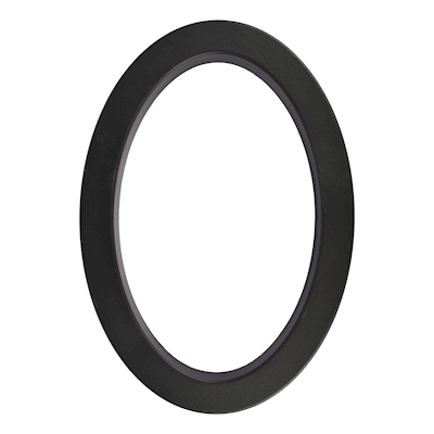 NÚMERO 0 NEGRO EN METAL 15.2 CM
