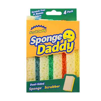 FIBRA MAS ESPONJA SPONGE DADDY 4 PIEZAS
