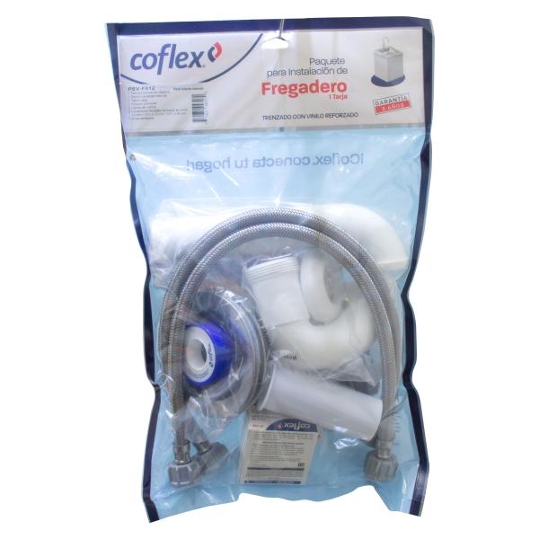 PAQUETE DE INSTALACIÓN PARA FREGADERO COFLEX 9 PIEZAS