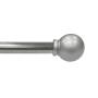 CORTINERO BOLA PLATA AJUSTABLE DE 2.5CM 76 A 213CM