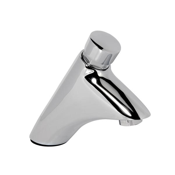 LLAVE PARA LAVABO MONOMANDO CROMO A LAVABO CON TEMPORIZADOR PUSH