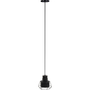 LÁMPARA COLGANTE INCANDESCENTE 1.34 M X 18.3 CM NEGRO
