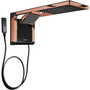 REGADERA ELÉCTRICA FIJA CUADRADA ROSE GOLD AGUA CALIENTE AL INSTANTE