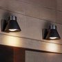 FAROLES PARA EXTERIOR 18 X 16 X 12.5 CM NEGRO 2 PIEZAS
