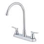LLAVE PARA FREGADERO DUOMANDO CROMO MANERAL TIPO PALANCA 8" CONTROL DE AGUA FRÍA Y CALIENTE