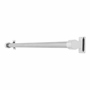 BARRA ADHERIBLE AJUSTABLE DE 44 A 77 CM PLATA