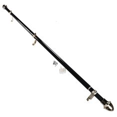 CORTINERO AJUSTABLE NEGRO DE 218 A 381 CM