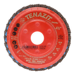 DISCO LAMINADO METAL PARA ESMERILADORA 4 1/2" GRANO 40