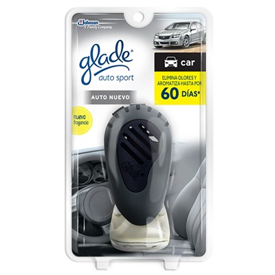 GLADE AUTOSPORT APARATO AROMA AUTO NUEVO