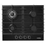 PARRILLA GAS NATURAL 60 CM ENCENDIDO ELECTRONICO NEGRO