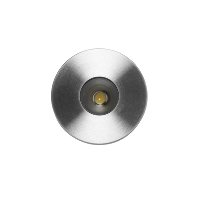 LUZ DE PISO LED EMPOTRABLE IP65 PARA EXTERIOR 1.1 W ALUMINIO PINTADO 1 PIEZA