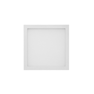 PLAFÓN ILUMINADO LED SOBREPONER CUADRADO 12 W BLANCO LUZ NEUTRA INTERIOR