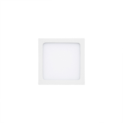 PLAFÓN ILUMINADO LED SOBREPONER CUADRADO 6 W BLANCO LUZ FRÍA INTERIOR