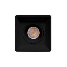 LÁMPARA DE TECHO SOBREPONER FOCO MR16 CUADRADA 15 W NEGRO PARA INTERIOR