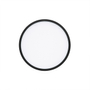 PLAFÓN ILUMINADO LED SOBREPONER CIRCULAR 18 W NEGRO LUZ FRÍA INTERIOR
