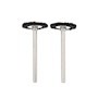 CEPILLO DE CERDAS DE NAILON 3/4 DE PULGADA 2 PIEZAS