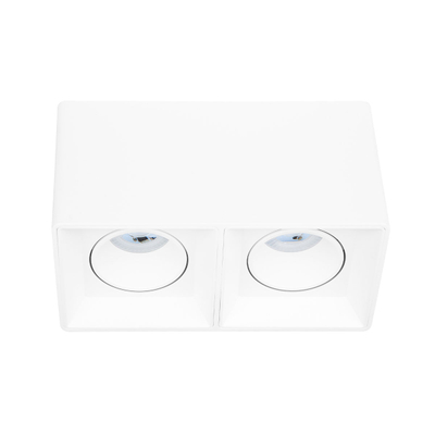 LÁMPARA DE TECHO SOBREPONER FOCO MR16 2X15 W BLANCO PARA INTERIOR