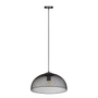 LÁMPARA COLGANTE VINTAGE DE ACERO NEGRO ARTESANAL 1 LUZ DEKOR