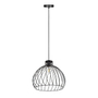LÁMPARA COLGANTE VINTAGE DE ACERO NEGRO INDUSTRIAL 1 LUZ RUSTIC MODERN DEKOR