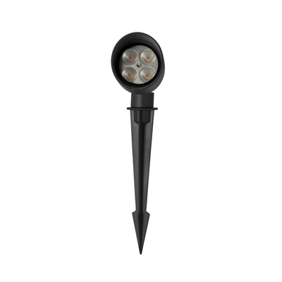 ESTACA DE LUZ LED PARA JARDÍN REFLECTORA 4 W GRIS 1 PIEZA