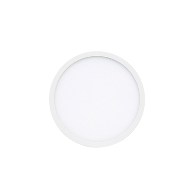 PLAFÓN ILUMINADO LED SOBREPONER CIRCULAR 12 W BLANCO LUZ CÁLIDA INTERIOR