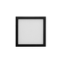 PLAFÓN ILUMINADO LED SOBREPONER CUADRADO 12 W NEGRO LUZ NEUTRA INTERIOR