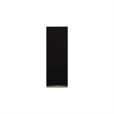 LÁMPARA DE TECHO LED SOBREPONER 5 W NEGRO LUZ CÁLIDA PARA EXTERIOR