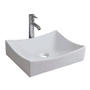 OVALÍN PARA BAÑO BLANCO RECTANGULAR 51 X 40 CM CON MONOMANDO