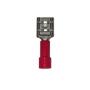 TERMINAL PARA CONEXIÓN ELÉCTRICA COBRE ESTAÑADO HEMBRA 0.250 22-18 AWG ROJA 12 PIEZAS