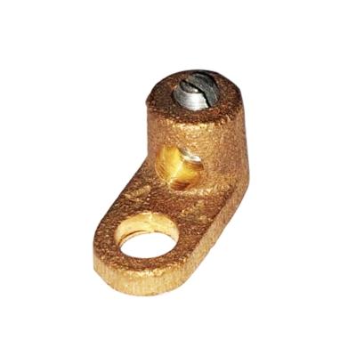 ZAPATA PARA CABLES ELÉCTRICOS DE BRONCE MECÁNICA CALIBRE 14 A 4 COBRE 2 PIEZAS