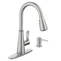 MEZCLADORA DE COCINA HADLEY 1H ACERO INOX.