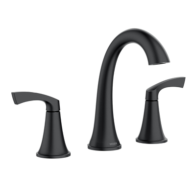 LLAVE PARA LAVABO DUOMANDO NEGRO DE 3 ORIFICIOS CONTRA FUGA Y GOTEO