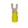 TERMINAL PARA CABLES ELÉCTRICOS DE COBRE ESTAÑADO TIPO ESPADA 5/32 12-10 AWG AMARILLO 12 PZ