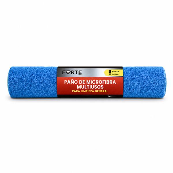 PAÑO DE MICROFIBRA MULTIUSOS 5 PK, 40X40 CM