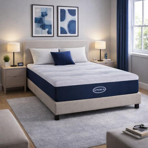 COLCHÓN KING SIZE NEWPORT DE MEMORY FOAM DE ESPUMA SUAVE EASY FIT DE 23 CM