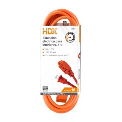 EXTENSIÓN ELÉCTRICA PARA INTERIORES 2X16 4m