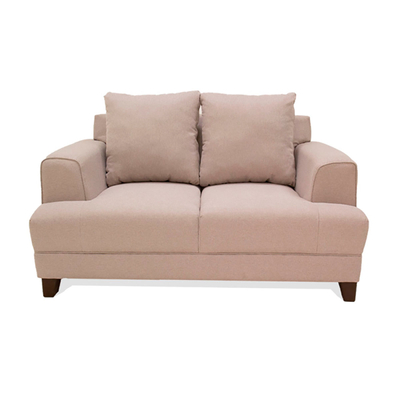 SOFÁ LOVESEAT TELA 150 CM BEIGE SIN COJINES