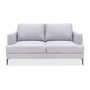 SOFÁ KIAN TELA 150 CM GRIS CLARO SIN COJINES