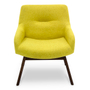 SILLÓN FIJO 1 PERSONA VEINTIOCHO TELA AMARILLO