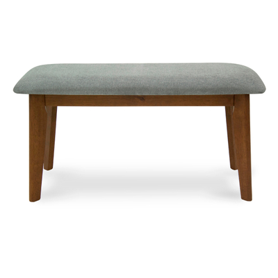 PIE DE CAMA BANCO DE MICROFIBRA GRIS TAF 92 CM