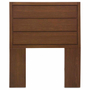 CABECERA INDIVIDUAL SUA DE MADERA NOGAL CONTEMPORÁNEA PARA RECÁMARA