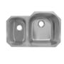 FREGADERO 2 TINAS ACERO INOXIDABLE SUBMONTAR 80 X 52 CM SATINADO